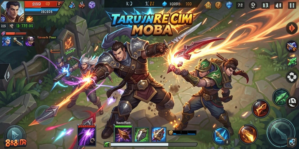 Gameplay 888IDR yang kompetitif dan seru.