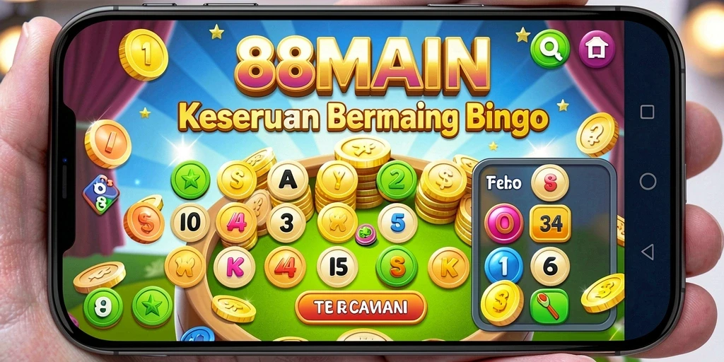 Tampilan gameplay yang menarik dalam 88MAIN saat bermain Bingo.