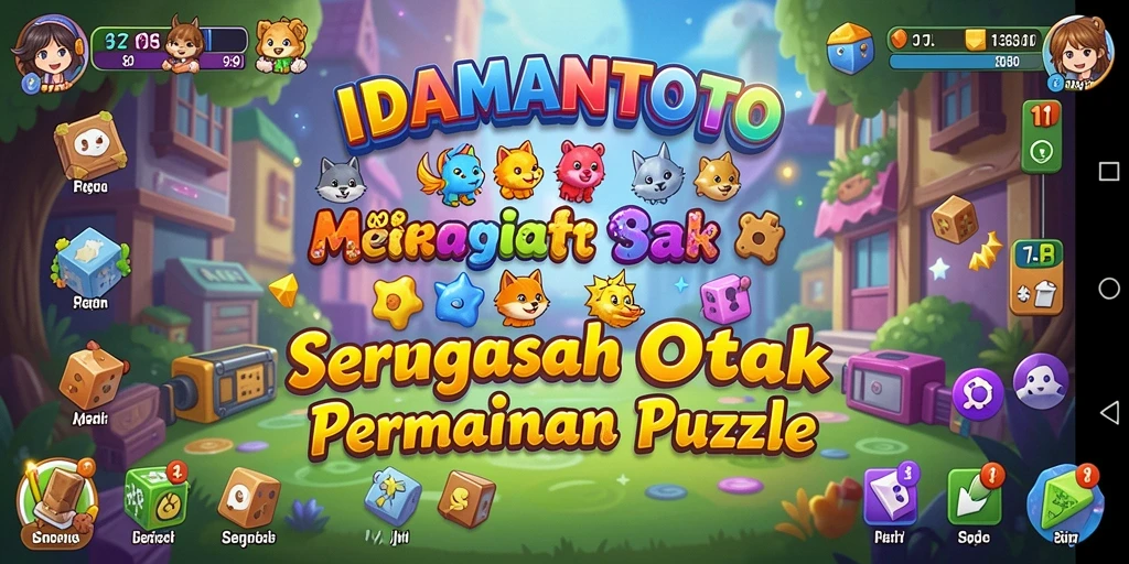Gambaran gameplay seru dari IDAMANTOTO yang menantang otak.