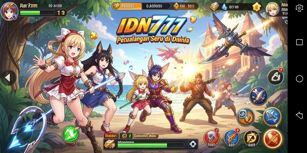 Tampilan screenshot <strong>IDN777</strong> menampilkan aksi seru dalam gameplay Anime.