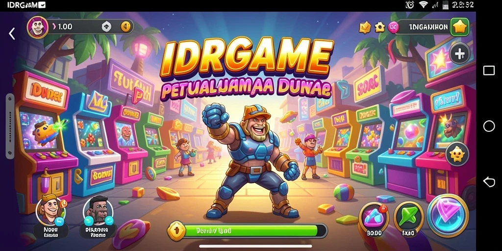 Tampilan gameplay seru dan menantang di IDRGAME.