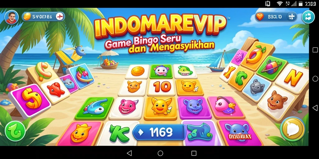 Gameplay seru Bingo di INDOMAREVIP dengan tampilan yang menarik.