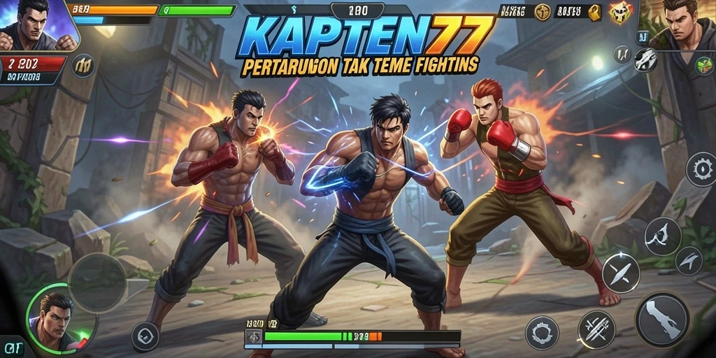 Tampilan gameplay KAPTEN77 yang penuh aksi dan seru.