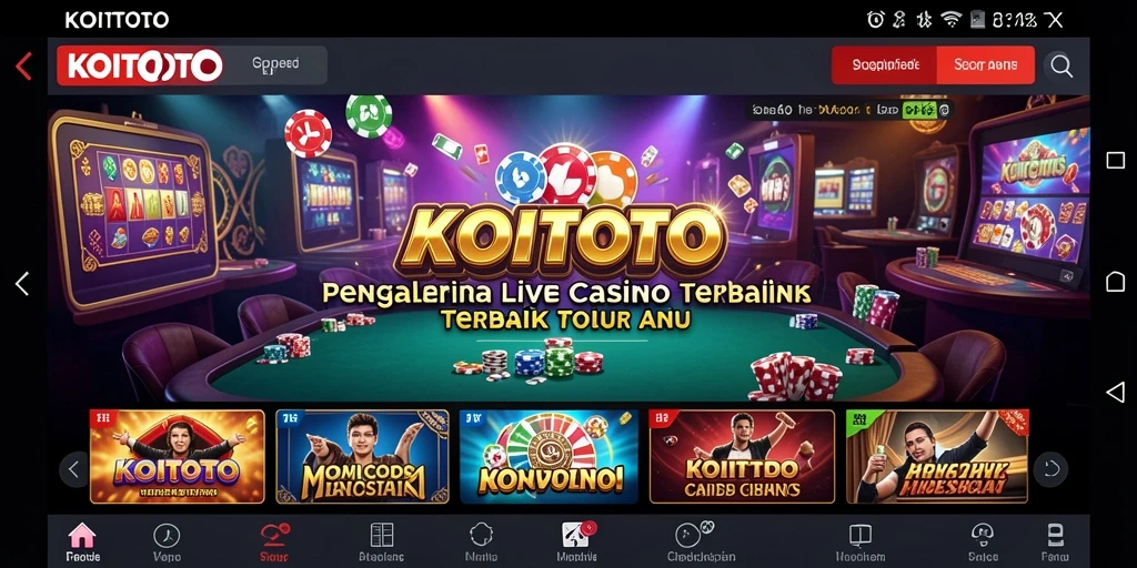 Tampilan gameplay langsung dari KOITOTO yang seru dan interaktif.