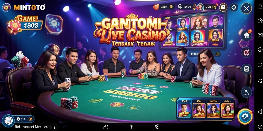 Tampilan gameplay MINTOTO yang mendebarkan dalam Live Casino.
