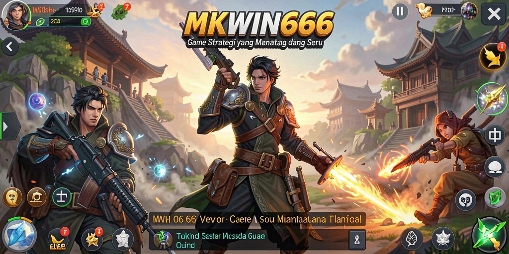 Tangkap momen aksi intens dalam gameplay MKWIN666 yang strategis.
