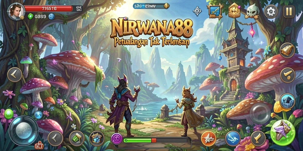 Tampilan gameplay NIRWANA88 yang mendebarkan dan penuh aksi.