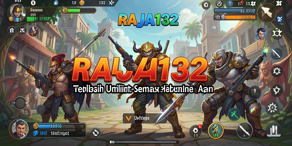 Tampilan utama RAJA132 yang intuitif dan fungsional.