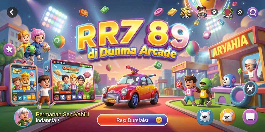 Screenshot RR789 menampilkan aksi seru dalam gameplay arcade.