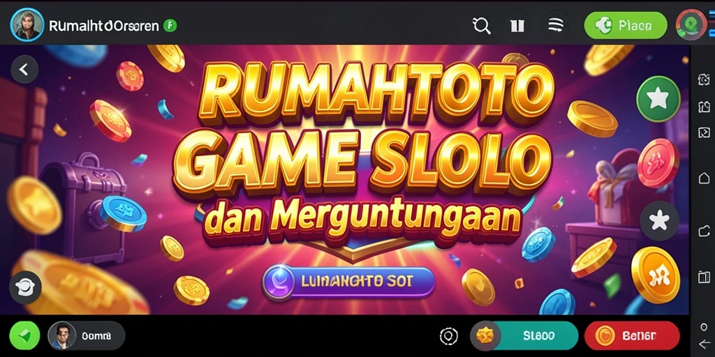 Gameplay menarik RUMAHTOTO dengan mesin slot beragam.