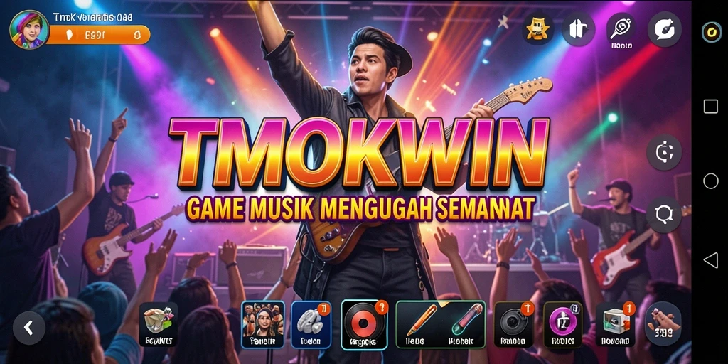 Tampilan gameplay <strong>TMOKWIN</strong> yang penuh warna dan interaktif.