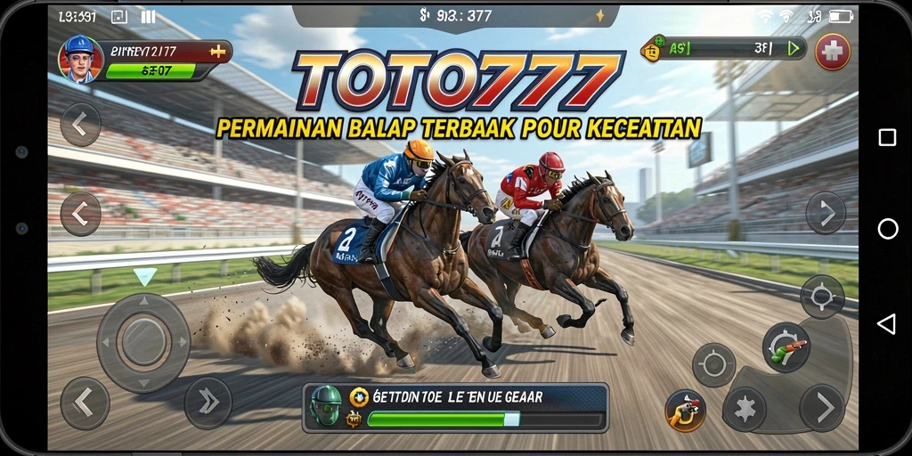 Gameplay TOTO777 menampilkan mobil balap yang penuh kecepatan dan aksi mendebarkan.