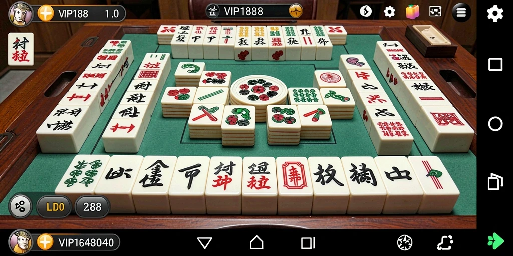 Screenshot gameplay VIP188 menunjukkan permainan Mahjong yang seru dan menantang.