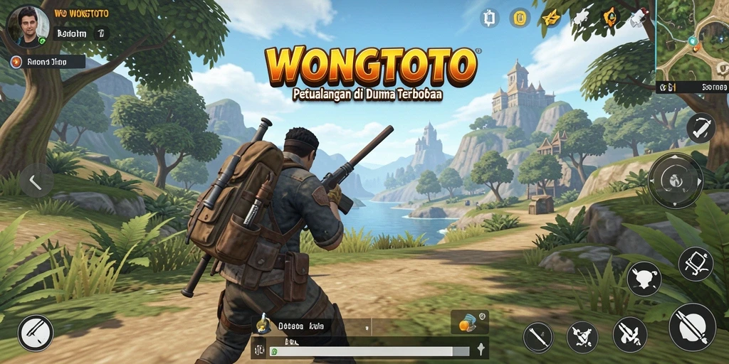 Gameplay seru dalam dunia terbuka WONGTOTO.